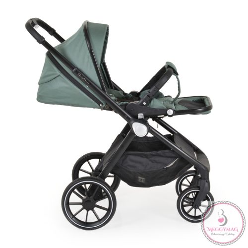 CHRISTIANO babakocsi szett 3in1 lapra csukható, alu váz, 22kgig ZÖLD