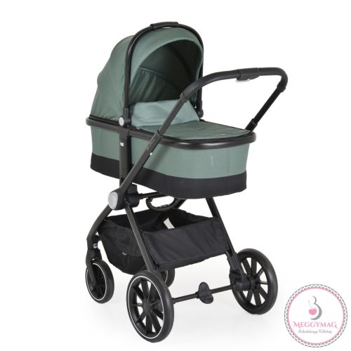 CHRISTIANO babakocsi szett 3in1 lapra csukható, alu váz, 22kgig ZÖLD