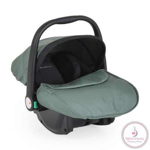 CHRISTIANO babakocsi szett 3in1 lapra csukható, alu váz, 22kgig ZÖLD