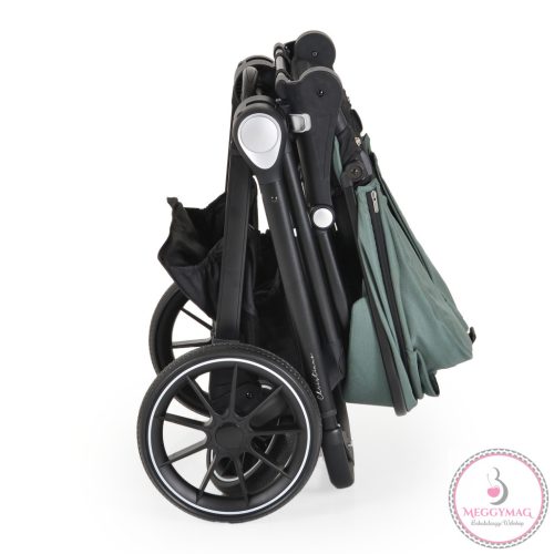 CHRISTIANO babakocsi szett 3in1 lapra csukható, alu váz, 22kgig ZÖLD