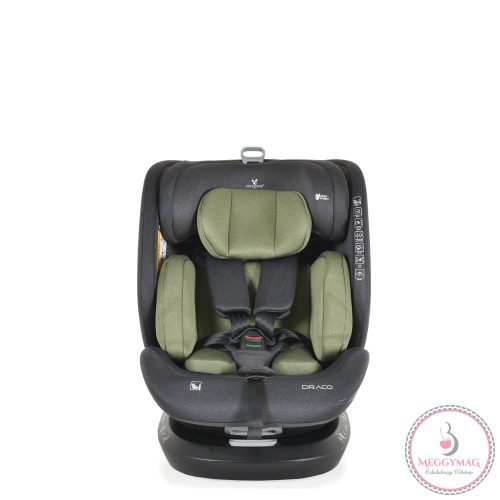 DRACO I-SIZE autósülés 40-150cm OLIVAZÖLD