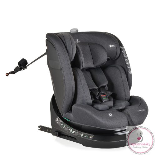 DRACO I-SIZE autósülés 40-150cm FEKETE