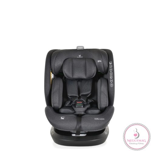 DRACO I-SIZE autósülés 40-150cm FEKETE