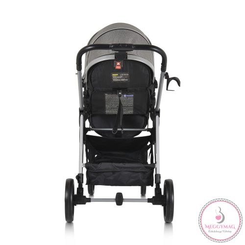 Kali babakocsi 2in1 lapra csukható, megfordítható+táska szürke