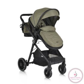 Rio babakocsi 2in1 lapra csukható 22 kg zöld