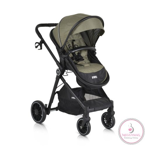 Rio babakocsi 2in1 lapra csukható 22 kg zöld