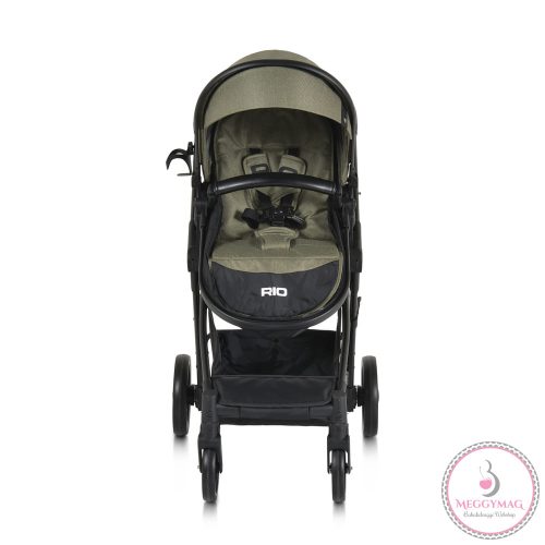 Rio babakocsi 2in1 lapra csukható 22 kg zöld
