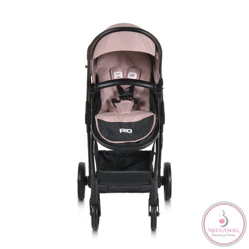 Rio babakocsi 2in1 lapra csukható 22 kg pink