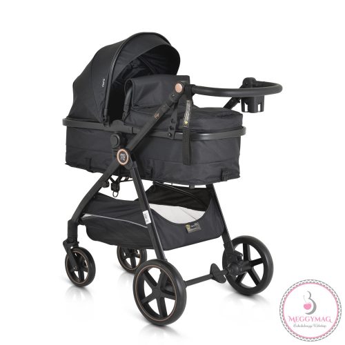 Tokyo babakocsi lapra csukható 22 kg 2in1 fekete