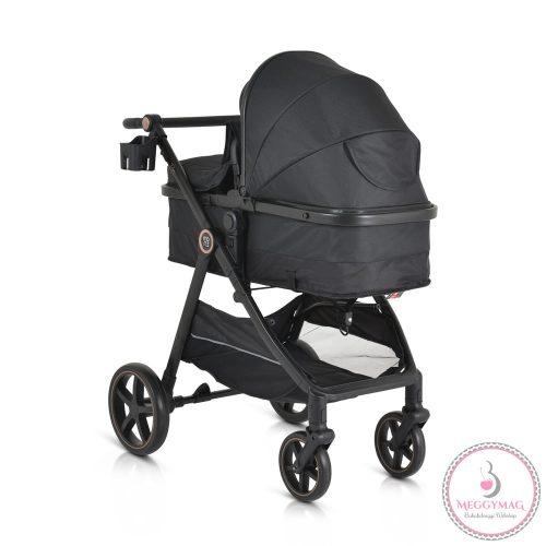 Tokyo babakocsi lapra csukható 22 kg 2in1 fekete