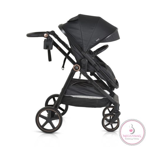 Tokyo babakocsi lapra csukható 22 kg 2in1 fekete