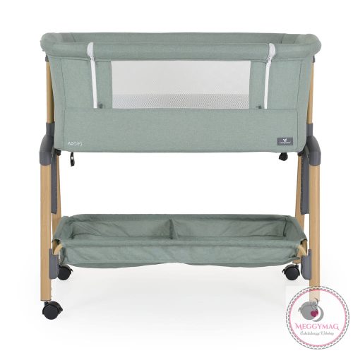 ADORO babaöböl szúnyoghálóval, 7 poz. dönthető, kerekes,+tároló ZÖLD