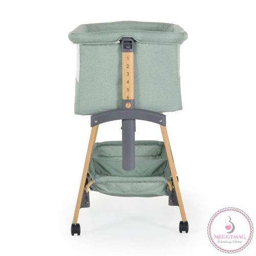 ADORO babaöböl szúnyoghálóval, 7 poz. dönthető, kerekes,+tároló ZÖLD