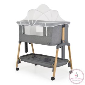   ADORO babaöböl szúnyoghálóval, 7 poz. dönthető, kerekes,+tároló SZÜRKE