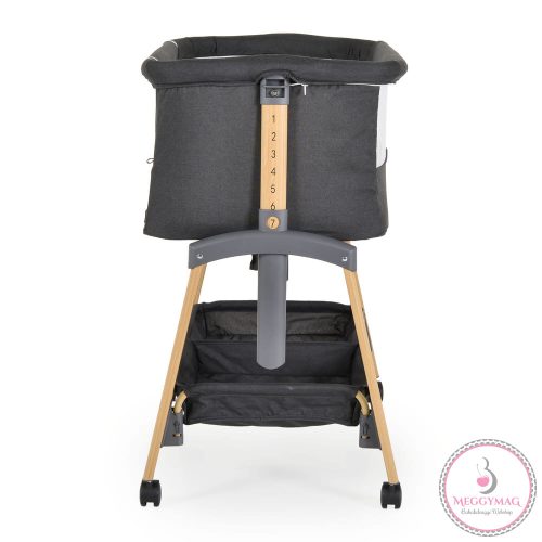 ADORO babaöböl szúnyoghálóval, 7 poz. dönthető, kerekes,+tároló FEKETE