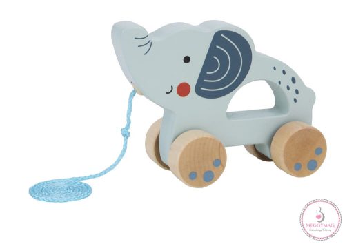TOOKY Toy fa húzható elefánt PASZTEL szín
