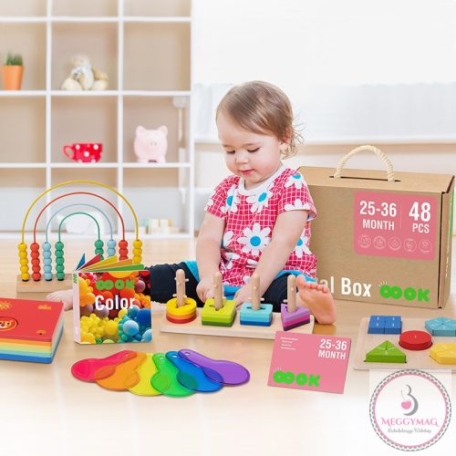 TOOKY Toy Montessori oktató Box TK754