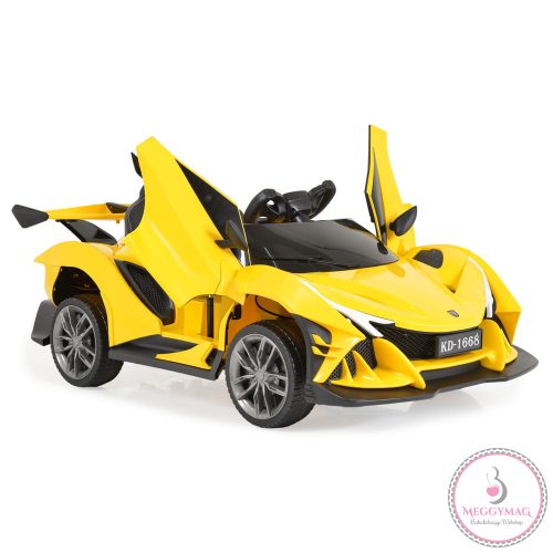 MONI BO Flash elektromos sport autó sárga