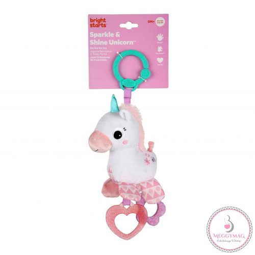 Bright Starts játék C-karikán Sparkle&Shine unikornis 0hó-