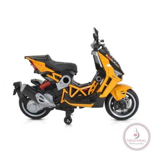 BO RIMINI elektromos gyerek ROBOGÓ motor 2 kerekű SÁRGA