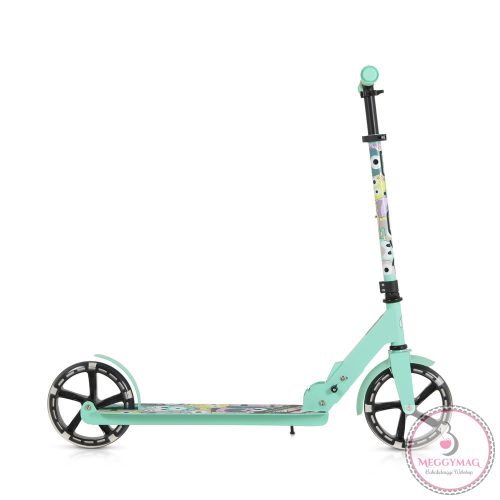 MONSTER roller 2 nagy kerekű, acélváz, 100 kg, 84-97cm-ig állítható ZÖLD