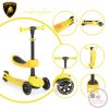 Lamborghini 2IN1 ráülős roller SÁRGA