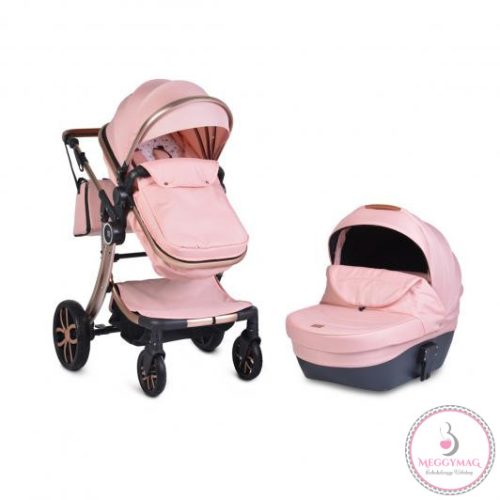 POLLY 2IN1 Babakocsi SZETT:Sport+mózes+kistáska PINK 108614