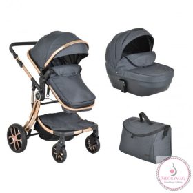   Polly 2 in1 babakocsi SZETT:sport+mózes+kistáska 107985 FEKETE