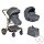Polly 2 in1 babakocsi SZETT:sport+mózes+kistáska 107985 FEKETE