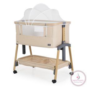   AMO babaöböl, 7 poziciós,szúnyoghálóval, tároló kosárral BÉZS