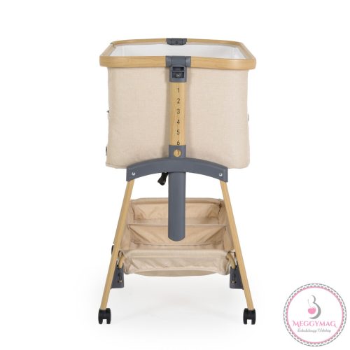 AMO babaöböl, 7 poziciós,szúnyoghálóval, tároló kosárral BÉZS
