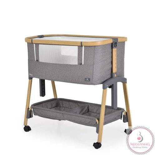 AMO babaöböl, 7 poziciós,szúnyoghálóval, tároló kosárral V.SZÜRKE