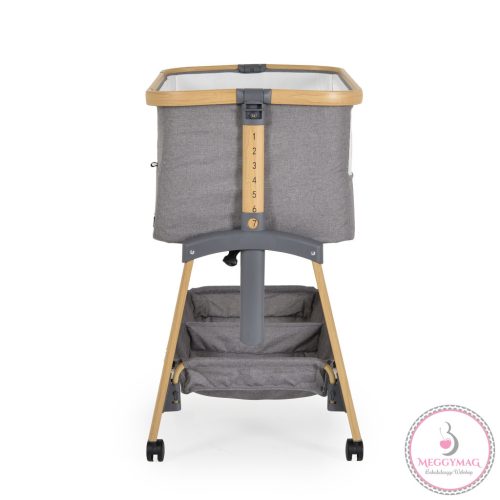 AMO babaöböl, 7 poziciós,szúnyoghálóval, tároló kosárral V.SZÜRKE