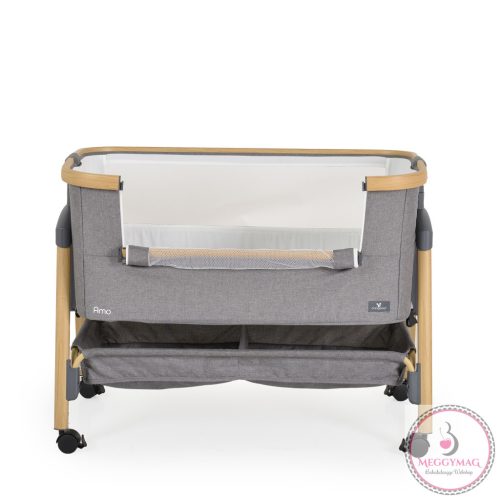 AMO babaöböl, 7 poziciós,szúnyoghálóval, tároló kosárral V.SZÜRKE