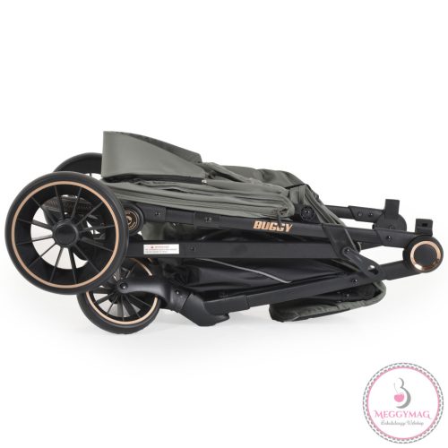 BUGGY babakocsi lapracsukható, nagy kerekek, könnyű SZÜRKE