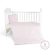 Nook 3 részes bébi ágynemű huzat garnitúra PINK CSILLAG