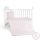 Nook 3 részes bébi ágynemű huzat garnitúra PINK CSILLAG