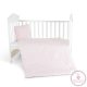 Nook 3 részes bébi ágynemű huzat garnitúra PINK CSILLAG