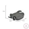 I-JET ülésmagasító isofix 125-150cm I-SIZE SZÜRKE