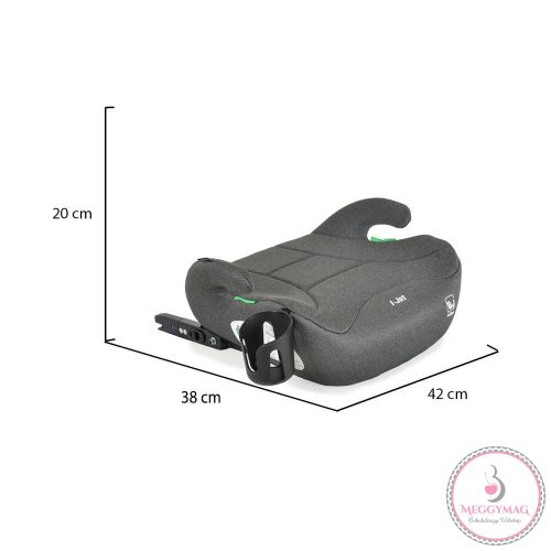 Moni I-JET ülésmagasító isofix 125-150cm I-SIZE SZÜRKE KÉSZLETEN A BOLTBAN!