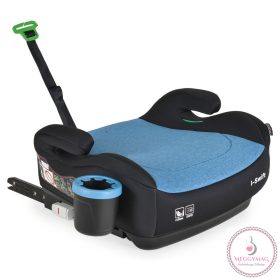  I-SWIFT ülésemelő pohártartóval 125-150cm I-SIZE és ISOFIX KÉK
