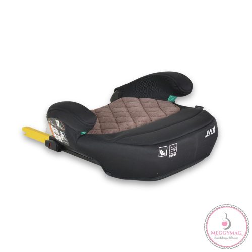 JAX autós ülésmagasító háttámlával 125-150cm rögzítő hevederrel, ISOFIX PINK