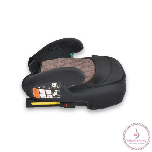 JAX autós ülésmagasító háttámlával 125-150cm rögzítő hevederrel, ISOFIX PINK