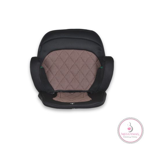 JAX autós ülésmagasító háttámlával 125-150cm rögzítő hevederrel, ISOFIX PINK