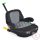 JAX autós ülésmagasító háttámlával 125-150cm rögzítő hevederrel, ISOFIX SZÜRKE