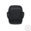 JAX autós ülésmagasító háttámlával 125-150cm rögzítő hevederrel, ISOFIX FEKETE