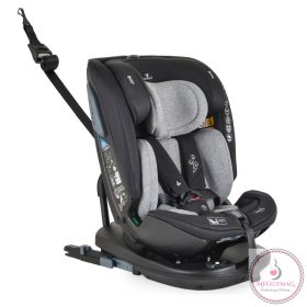   GRAVITY I-size autós ülés 40-150cm, SPS, forgatható talp, pamut huzat SZÜRKE