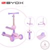 EVO scooter, roller ráülős, átalakítható 2in1 PINK