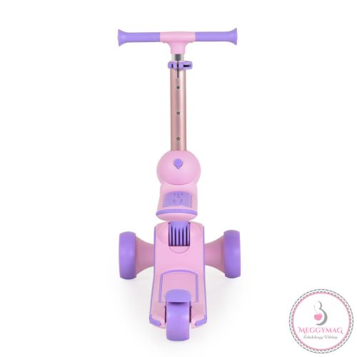 EVO scooter, roller ráülős, átalakítható 2in1 PINK