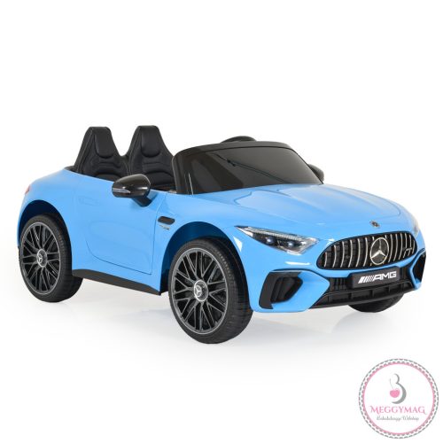 BO DK-SL63 MERCEDES elektromos kisautó 2 motor, 125cm, 35kg-ig KÉK